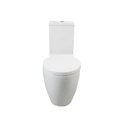 Сильная нагрузка нося Wc 650*380*395MM туалета положения пола двухкусочный