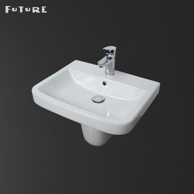 Semi таз мытья постамента раковины 555*455*380mm Bathroom постамента керамический