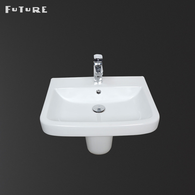 Semi таз мытья постамента раковины 555*455*380mm Bathroom постамента керамический