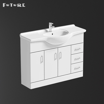 блок тщеты шкафа таза мытья Bathroom 850*475*230mm белый Freestanding