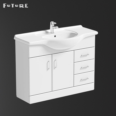 блок тщеты шкафа таза мытья Bathroom 850*475*230mm белый Freestanding