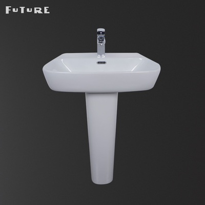 Современная 610mm широкая раковина таза постамента Bathroom для моя рук антиржавейных