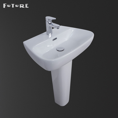 Современная 610mm широкая раковина таза постамента Bathroom для моя рук антиржавейных