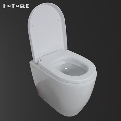 Унитаз Comfort без оправы высотой спиной к стене со скрытым бачком