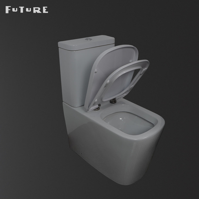 Идеальный стандартный близкий соединенный максимум туалета 837mm Bathroom Commode 2 частей