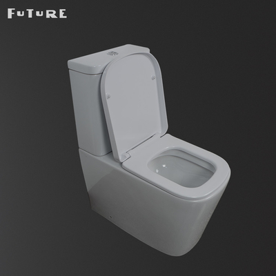 Идеальный стандартный близкий соединенный максимум туалета 837mm Bathroom Commode 2 частей