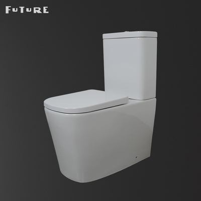 Идеальный стандартный близкий соединенный максимум туалета 837mm Bathroom Commode 2 частей