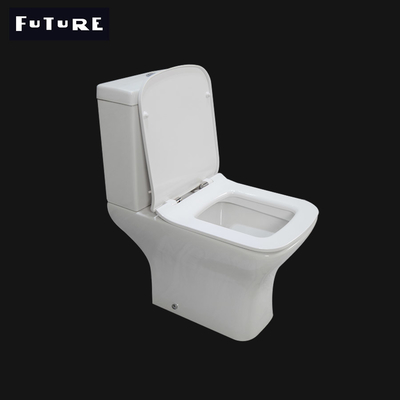 Лоток 350mm Wc проекции туалета идеального стандарта CE близкий соединенный короткий