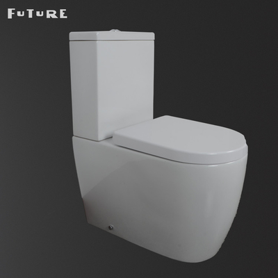 уборная ловушки p лотка туалета Bathroom места 420mm близкая соединенная Rimless