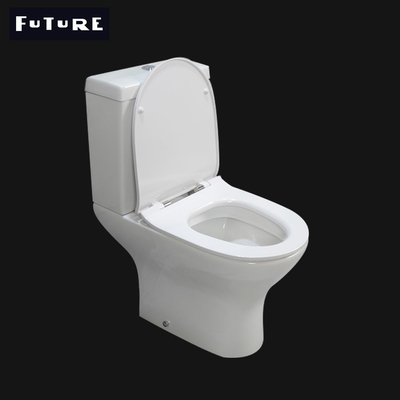 Двойной полный туалет 570mm проекции 3L 6L керамический короткий моет вниз с Wc