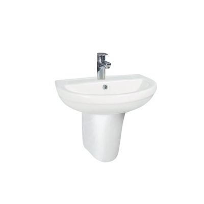 Каменный таз постамента Bathroom отверстия смолы одного раковина постамента 20 дюймов широкая