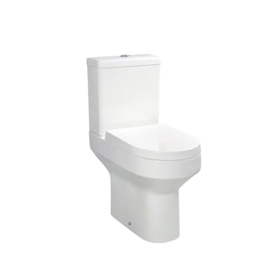 Отполированная керамическая белая близкая соединенная сурдинка туалета Bathroom стабилизирует