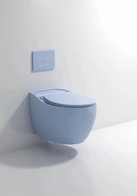 Ровный застекленный красивой Commode установленный стеной со скрытой цистерной