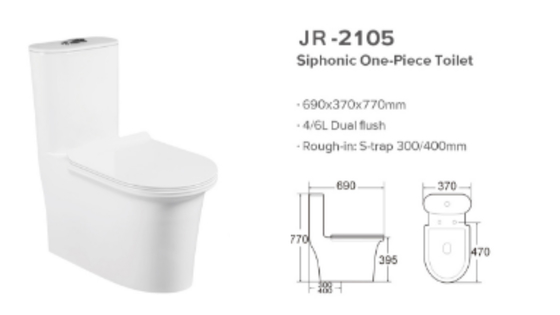 Вытянутая царапина Watercloset цельной керамической уборной Siphonic филиппинская устойчивая