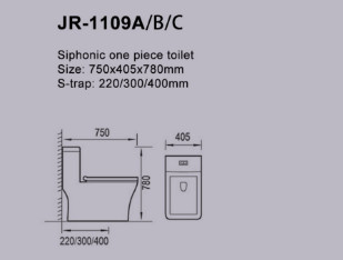 Ровное застекленное Siphonic доказательство ссадины уборной 1 части двойное полное