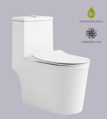 Сверхнормальный Commode Siphonic вихря с CE притока Superswirl ловушки s аттестовал