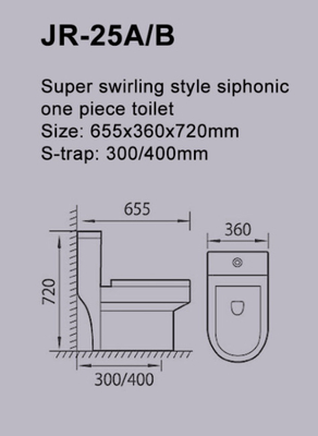 Superswirl топит сохранение воды филиппинское Watercloset ISO9001 уборной Siphonic