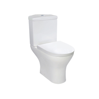 Standard Size Soft Close Toilet Seat Cover with Single Flush System